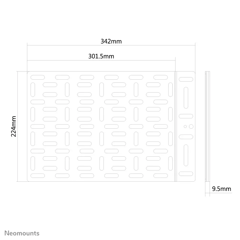 Monitoru statīvā uzstādāms CPU turētājs Neomounts NS-MPM100 Photo 3