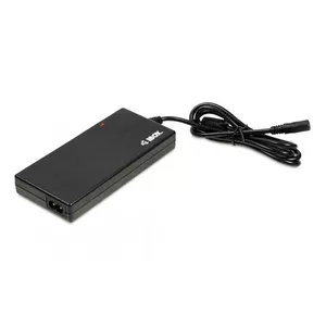 Сетевой адаптер/инвертор IBOX IUZ90WA 90 Вт, вход 100–240 В, выход 4,5 А, регулируемое напряжение, для дома, чёрный