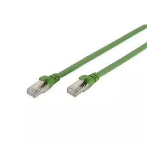 Network Cable Digitus CAT 6A S/FTP RJ-45 Cat6a 5m Green