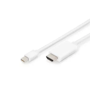 Mini DisplayPort Adapter Cable Digitus AK-340304-020-W