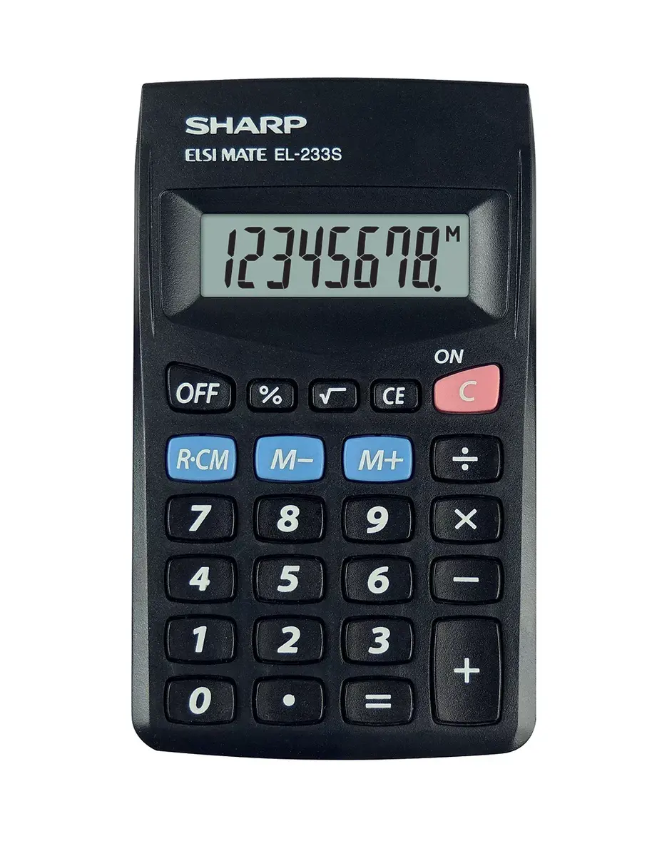 Sharp EL-233S basic pocket calculator Photo 2