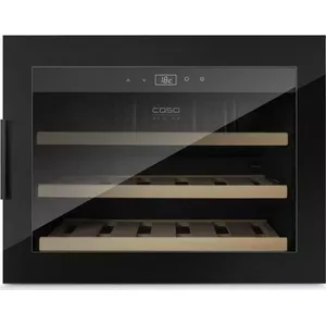 Caso WineSafe 18 EB Black Компрессорный винный шкаф Встроенный Черный 18 бутылка(и)