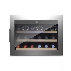 Wine cooler Caso WineSafe 18 EB Inox Compressor 18 bottle(s)