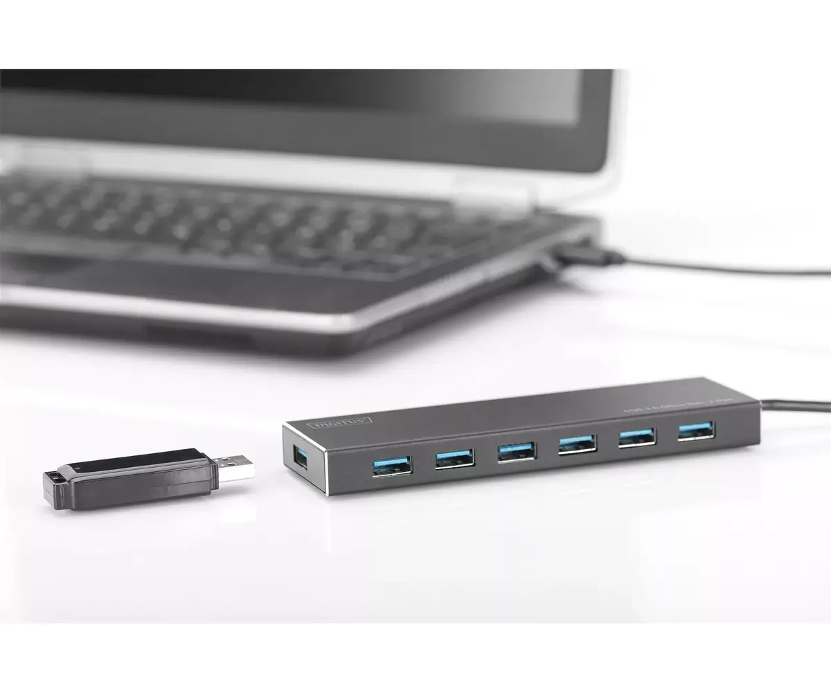 USB Хаб Digitus 7-Port DA-70241-1 Photo 2