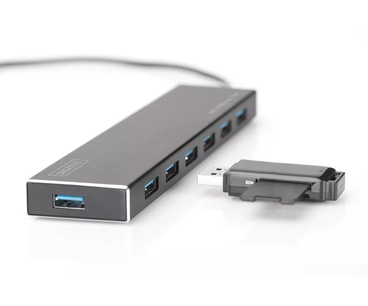 USB Хаб Digitus 7-Port DA-70241-1 Photo 3