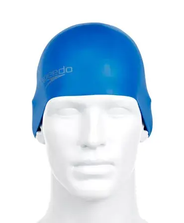 Speedo Plain Moulded silikona peldcepure Photo 2