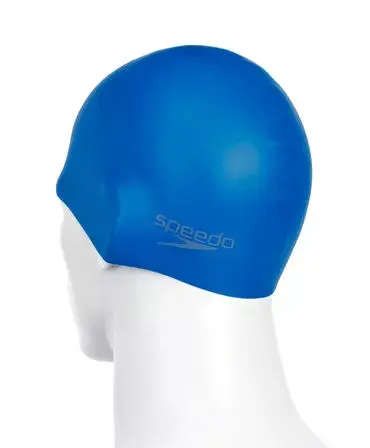 Speedo Plain Moulded silikona peldcepure Photo 3