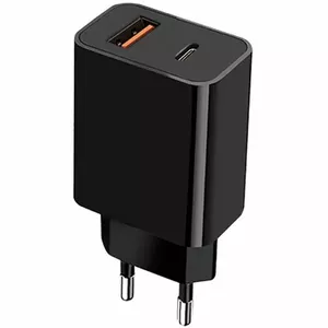 Wall Charger VAKOSS MY6635K with USB and USB-C ports, Quick Charge 3.0 support