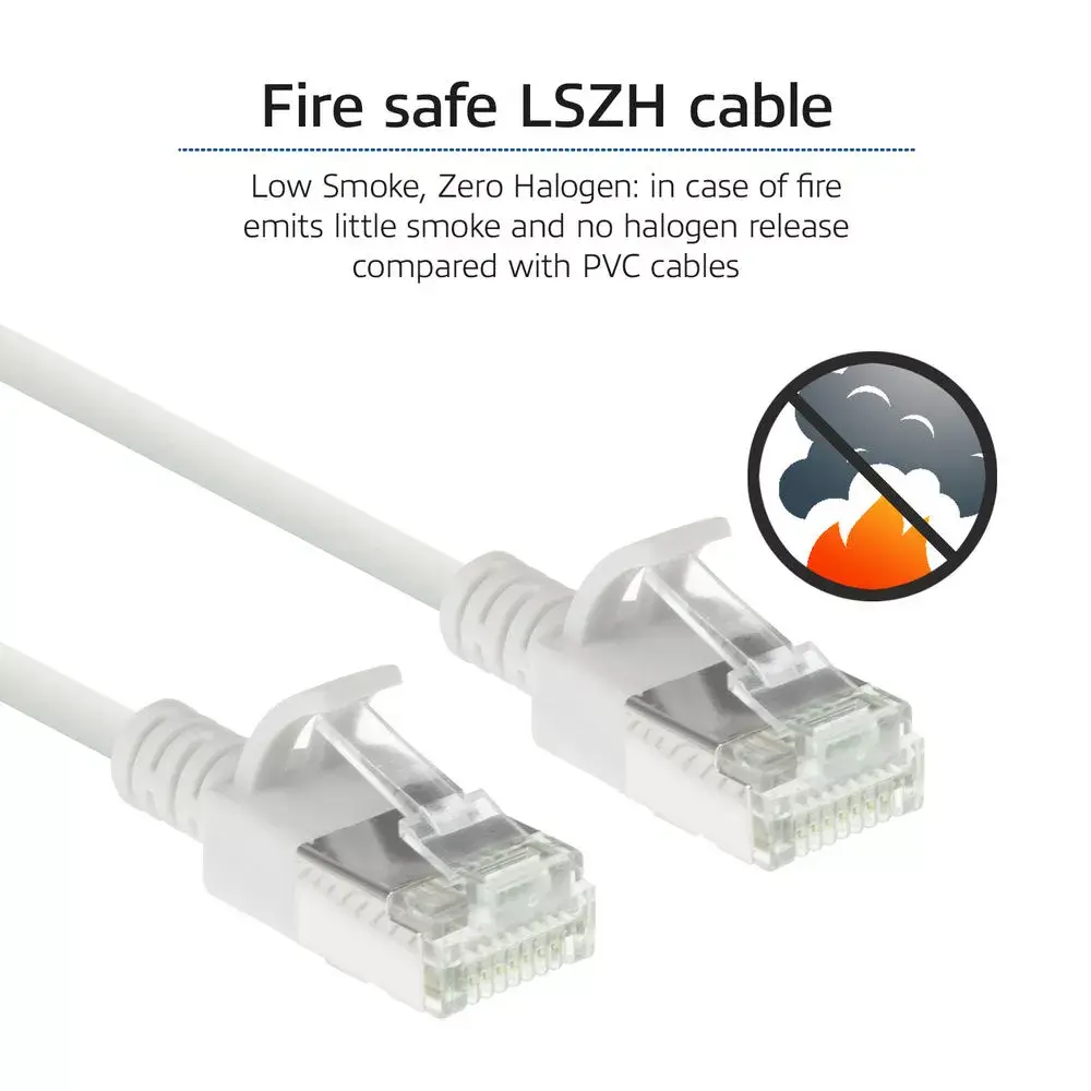 Patch kabelis ACT White 10m LSZH U/FTP CAT6A Photo 7