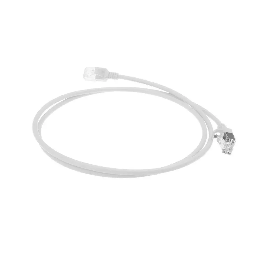 Patch Cable ACT White 1m LSZH U/FTP CAT6A Photo 2