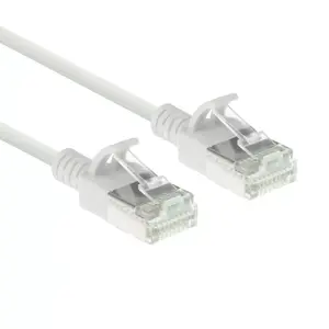 ACT White 0.5m LSZH U/FTP CAT6A патч-кабель Snagless RJ45