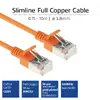 Патч-кабель ACT Orange 10м LSZH U/FTP CAT6A Photo 3