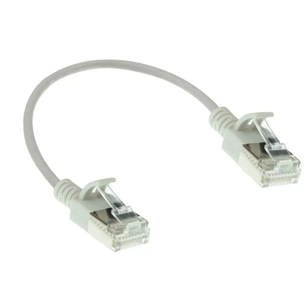 Patch Cable ACT Grey 0.15m CAT6A Photo 2