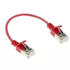 ACT Red 0.15m LSZH U/FTP CAT6A Patch Cable Photo 2
