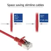 ACT Red 0.15m LSZH U/FTP CAT6A Patch Cable Photo 3