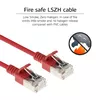ACT Red 0.15m LSZH U/FTP CAT6A Patch Cable Photo 7