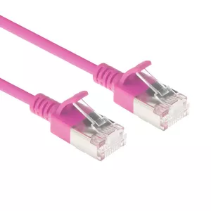 ACT Pink 5 метровый LSZH U/FTP CAT6A датацентр кабель с RJ45 коннекторами
