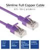 ACT Purple 0.15m LSZH U/FTP CAT6A Patch Cable Photo 3