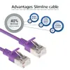 ACT Purple 5 metru LSZH U/FTP CAT6A patch kabelis Photo 5