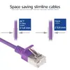 Патч-кабель ACT Purple 0.5м LSZH U/FTP CAT6A Photo 4
