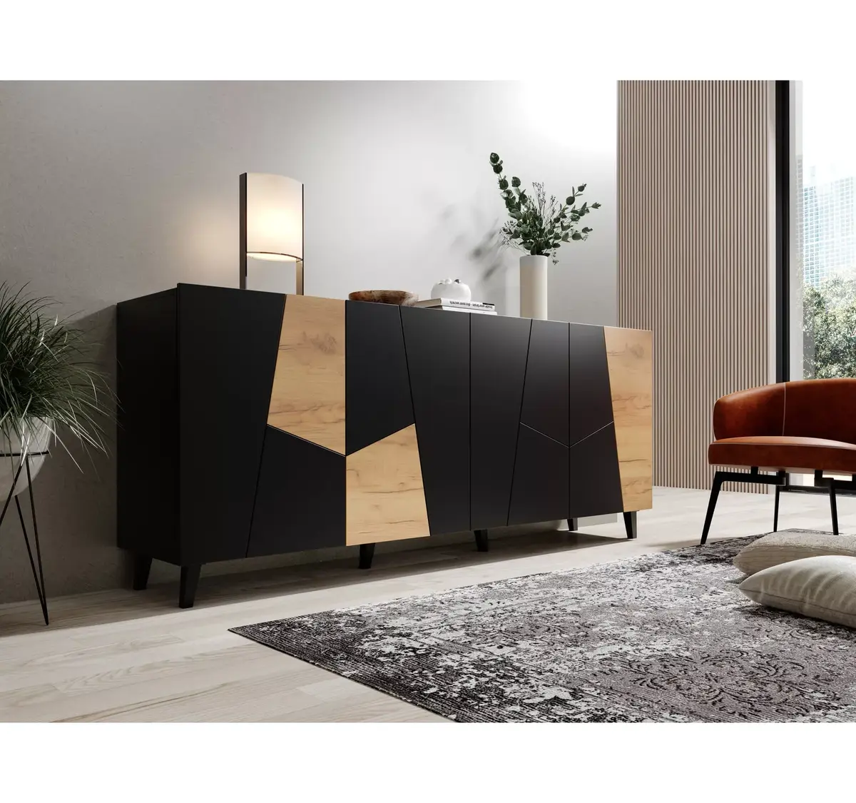 Atvilktņu kumode cama meble ETNA 200x42x82 cm Photo 7