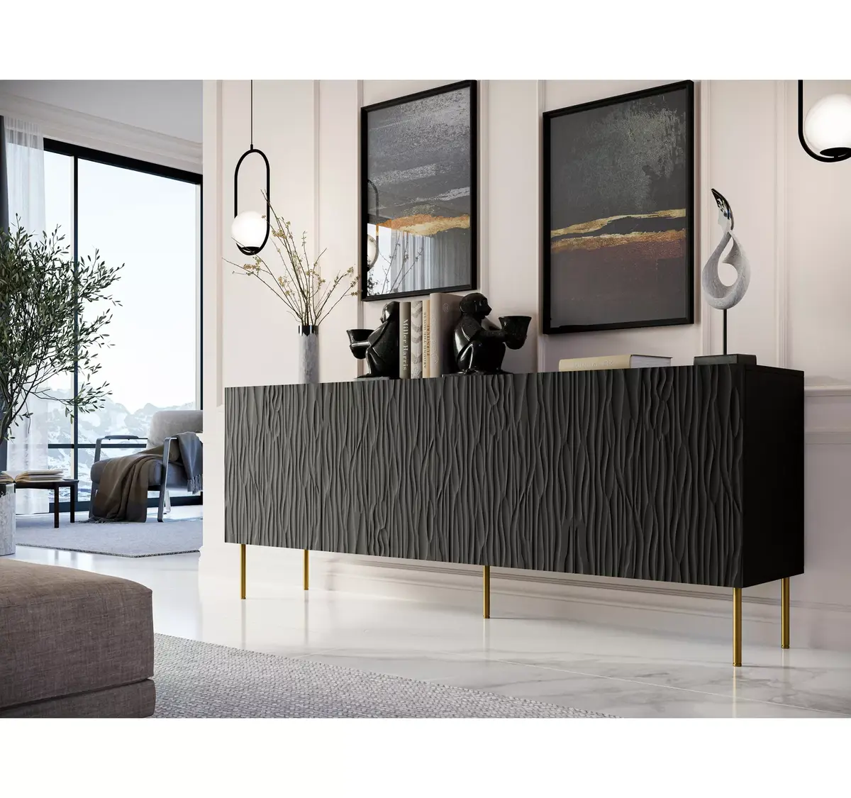 Atvilktņu komoda cama meble JUNGLE 190×40.5×74.5 Photo 3