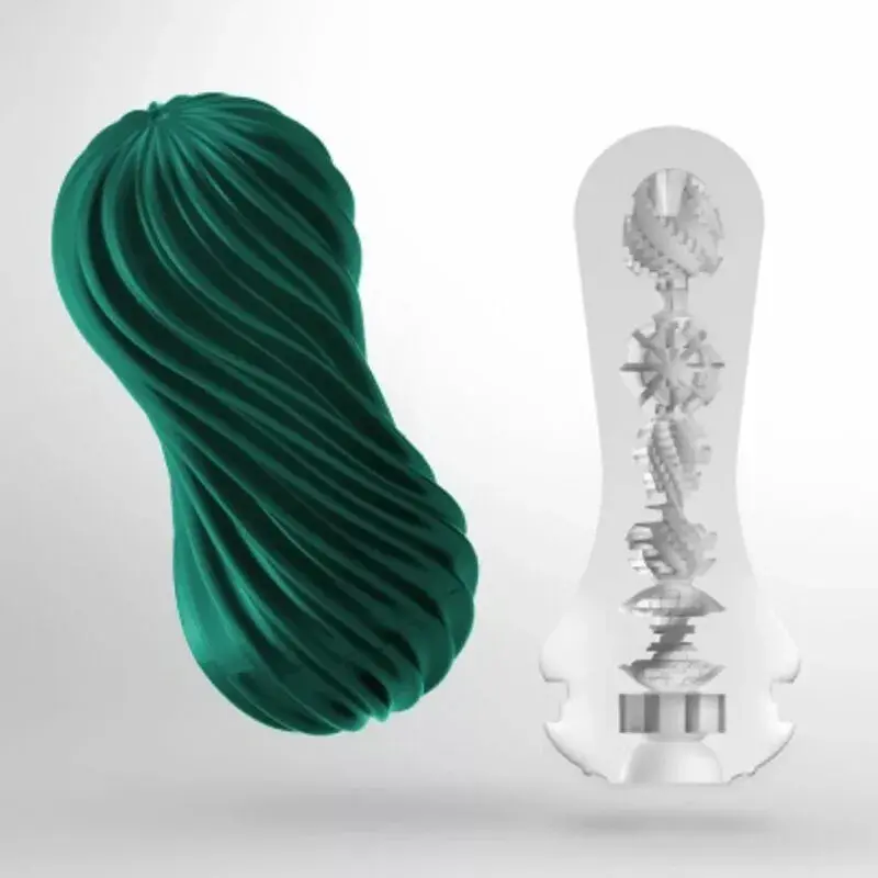 Мастурбатор TENGA Silicone Green Flex, 17,6 см Photo 3
