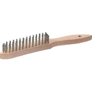 Wire Brush KWB 919930 Stainless Steel Wood Handle 32 mm
