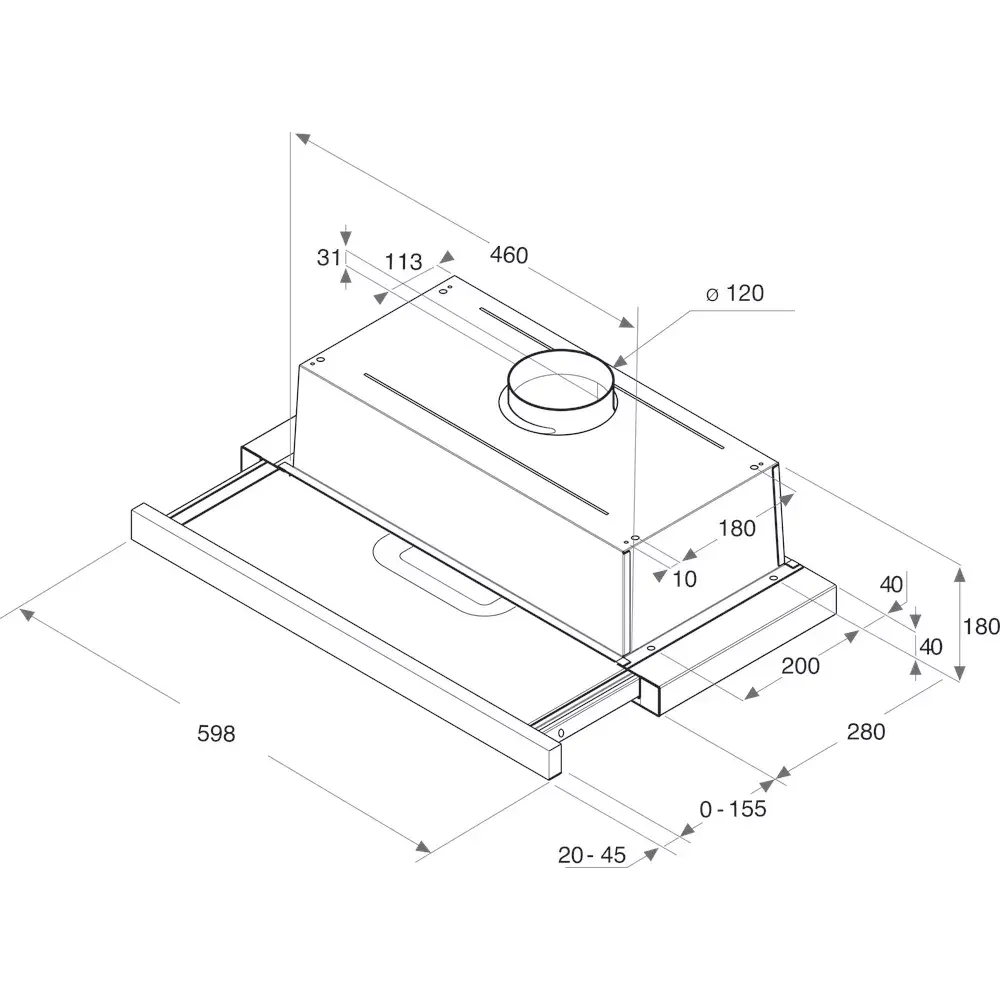 WHIRLPOOL AKR 6390/1 IX встраиваемая вытяжка Photo 5