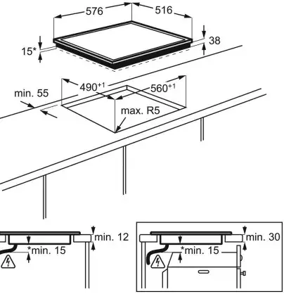 Electrolux EHF46547XK Built-in Hob Photo 2