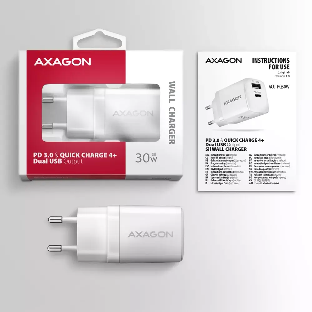 Зарядное устройство Axagon ACU-PQ30W Photo 9