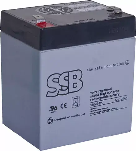 SSB SB 5-12L 12V 5Ah noslēgts akumulators Photo 1