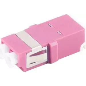 Duplex LC-LC Fiber Optic Connector Shutter, ShiverPeaks 07-60033, violet, S/CONN LWL