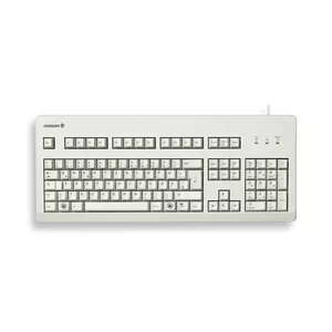 Klaviatūra CHERRY G80-3000 Universāla USB QWERTZ Vācu Pelēka Mehāniskā 105 Taustiņi
