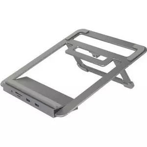 Doka stacija Renkforce RF-LLS-400 USB-C Power Delivery universāla, ar vairāku portu savienojumiem