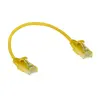 ACT Yellow 0.15m LSZH U/UTP CAT6 Patch Cable Photo 2