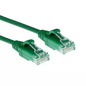ACT Green 0.15m LSZH U/UTP CAT6 Patch Cable Snagless RJ45