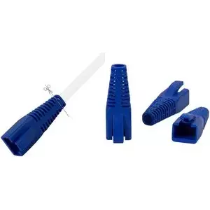 LogiLink MP0059 RJ45 Knickschutztülle kürzbar blau 50 штук