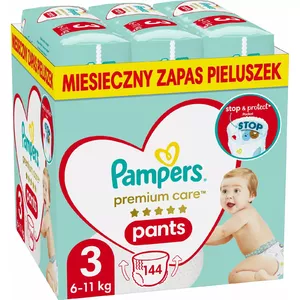 PAMPERS Premium PANTS MTH подгузники размер 3 (6-11кг) 144шт