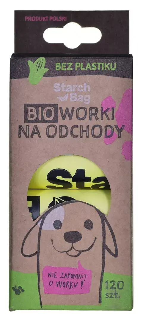 Starch Bag биоразлагаемые мешки для собак 8x15, 120 шт. Photo 2