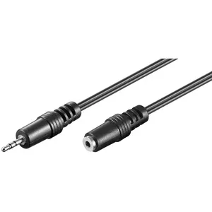 Goobay audio cable 2 m 50458 2.5mm Black Male to Female
