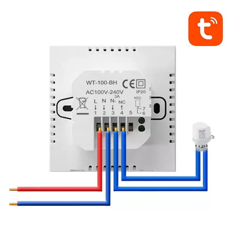 Avatto ZWT100 Zigbee Tuya 3A термостат для воды Photo 3