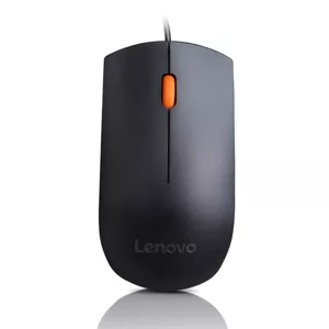 Проводная оптическая амбидекстрная мышь Lenovo GX30M39704 — 1600 DPI, 3 кнопки, кабель 1,8 м, чёрная