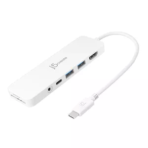 USB-C Мульти Адаптер j5create JCD373-N 60W Power Delivery 4K