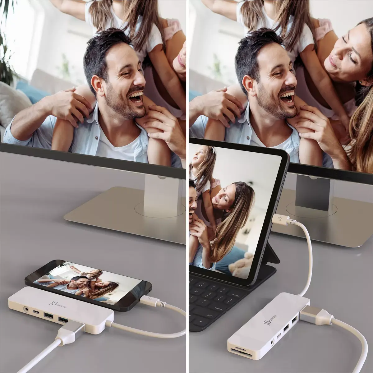 USB-C Мульти Адаптер j5create JCD373-N Photo 7