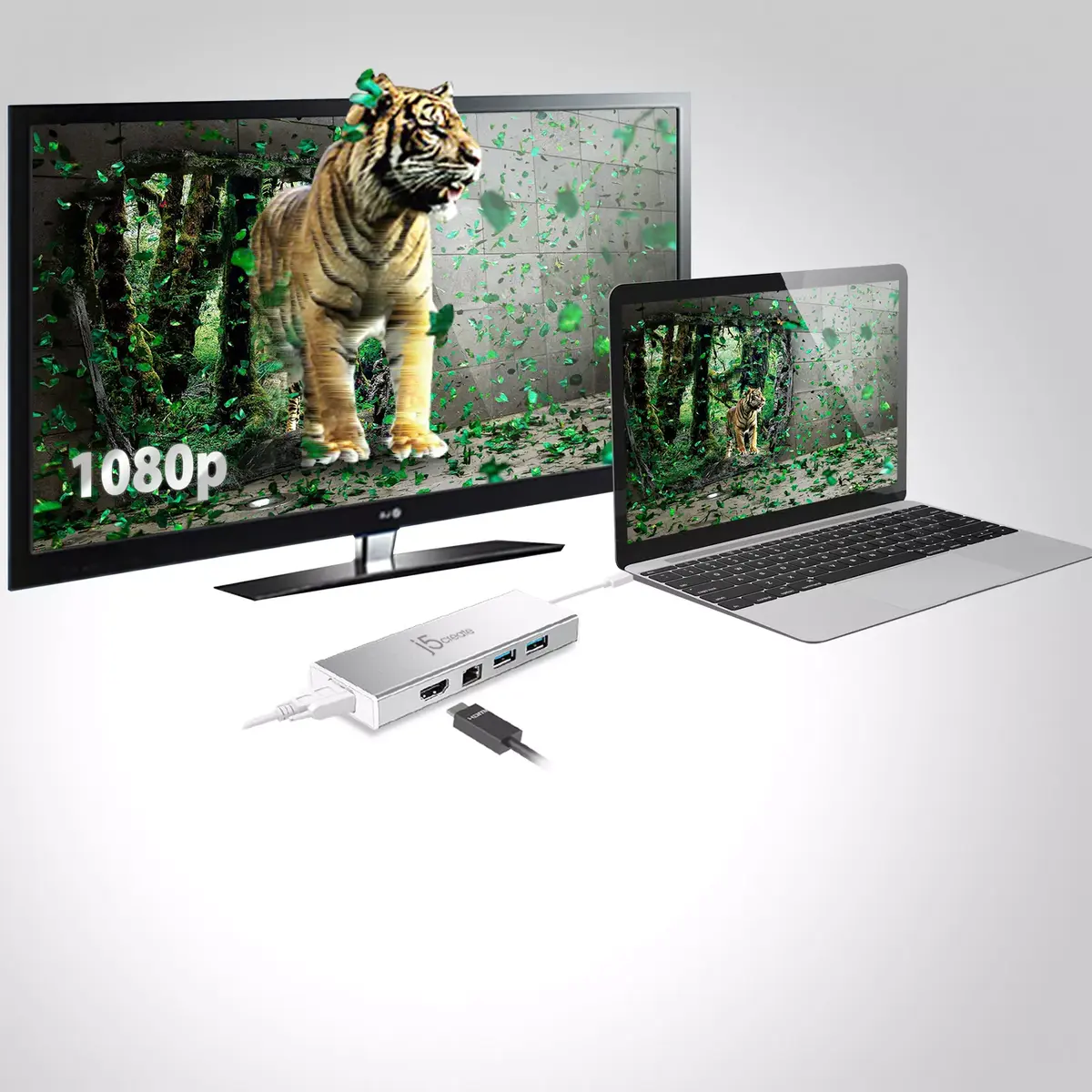 j5create JUD380 USB 3.0 Мини Док Photo 7