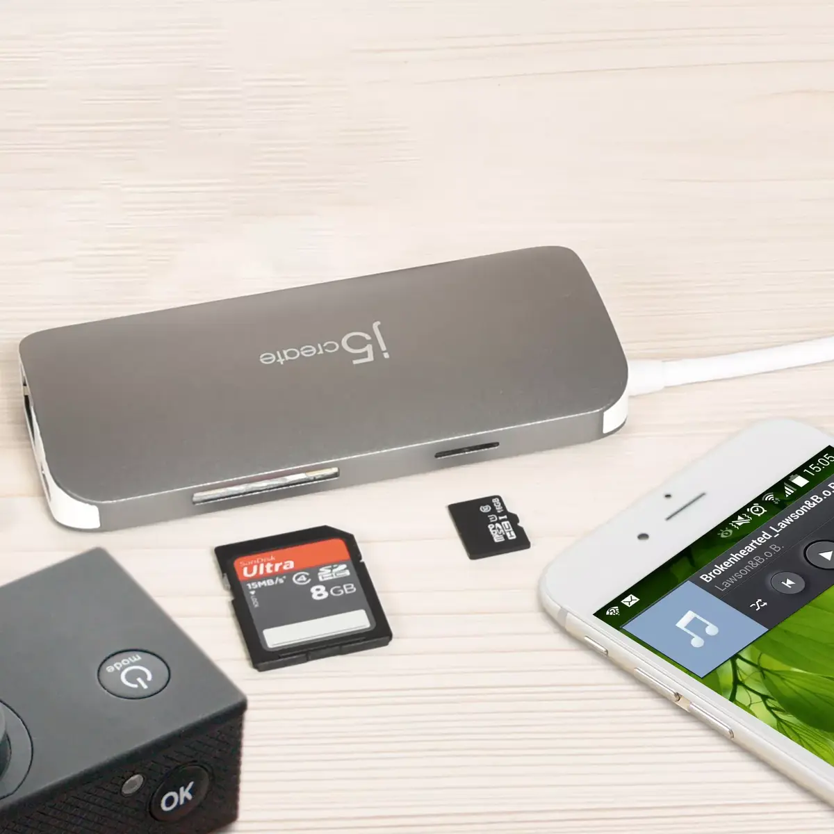 j5create JCD383 USB-C 9-в-1 Мульти Адаптер Photo 5