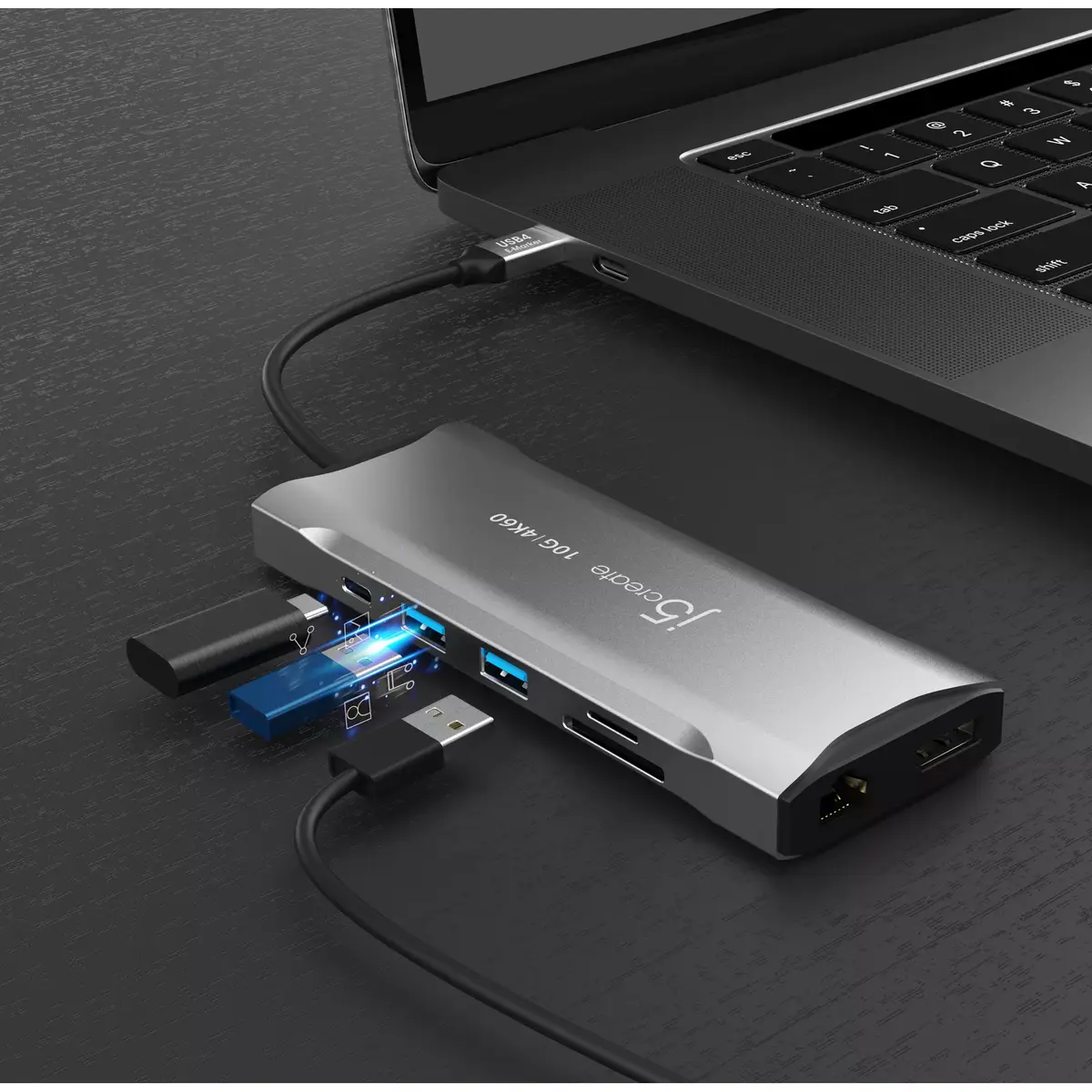 j5create JCD397-N 4K60 Elite USB-C Mini Doks Photo 10