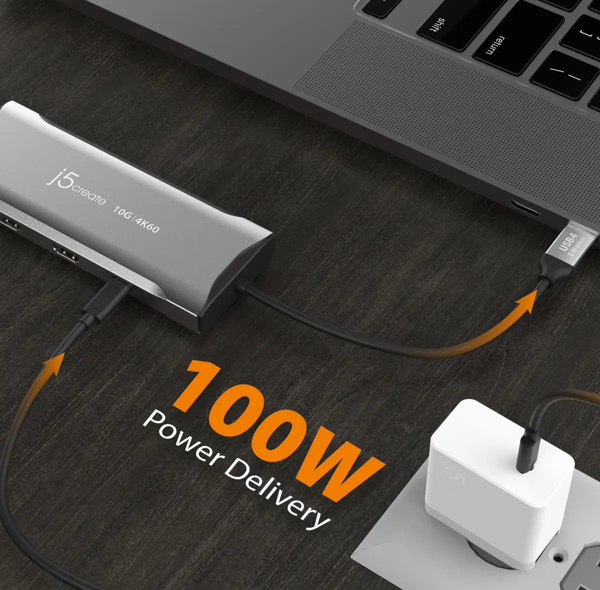 j5create JCD397-N 4K60 Elite USB-C mini dokstacija Photo 9