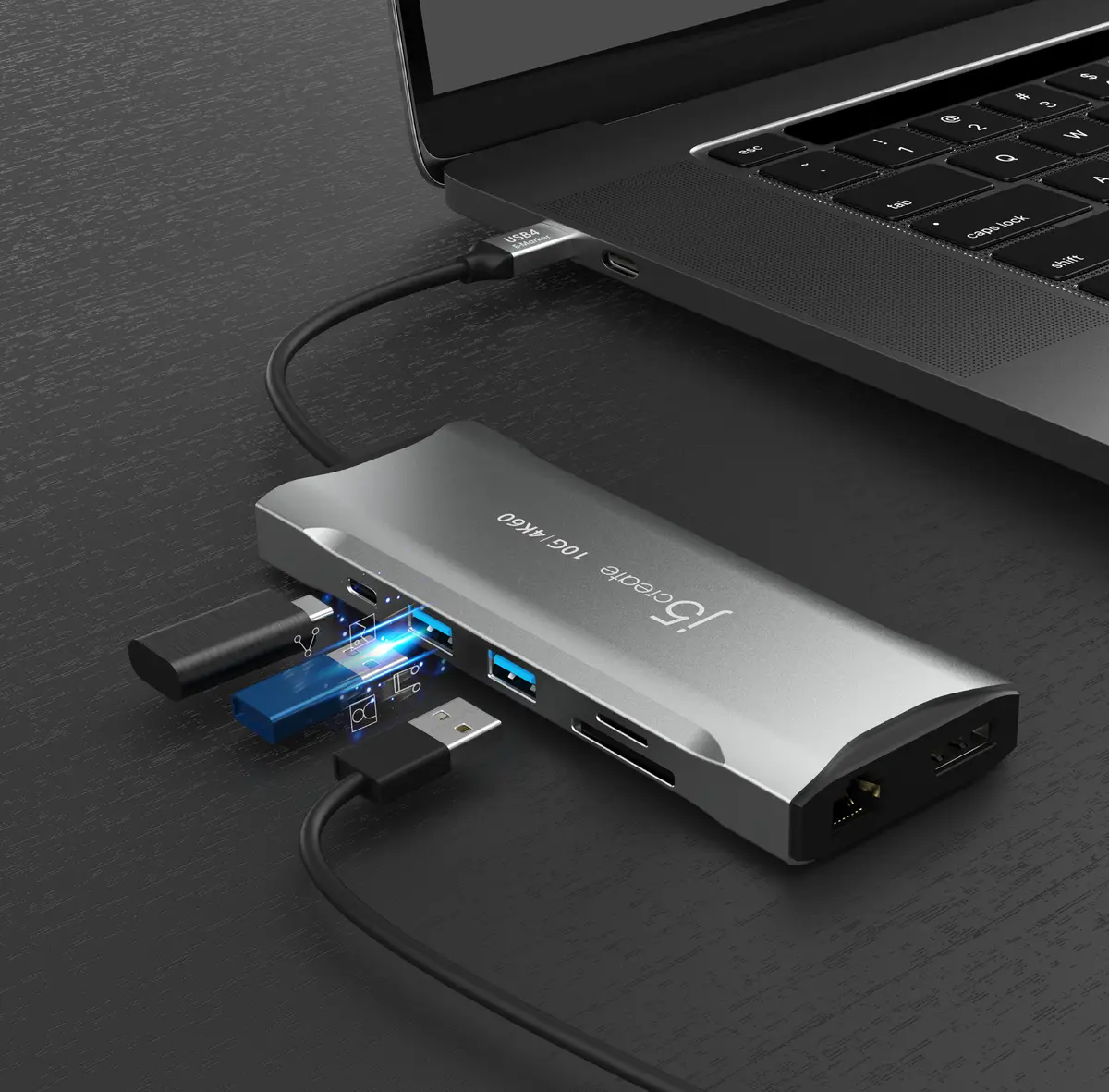 j5create JCD397-N 4K60 Elite USB-C mini dokstacija Photo 10